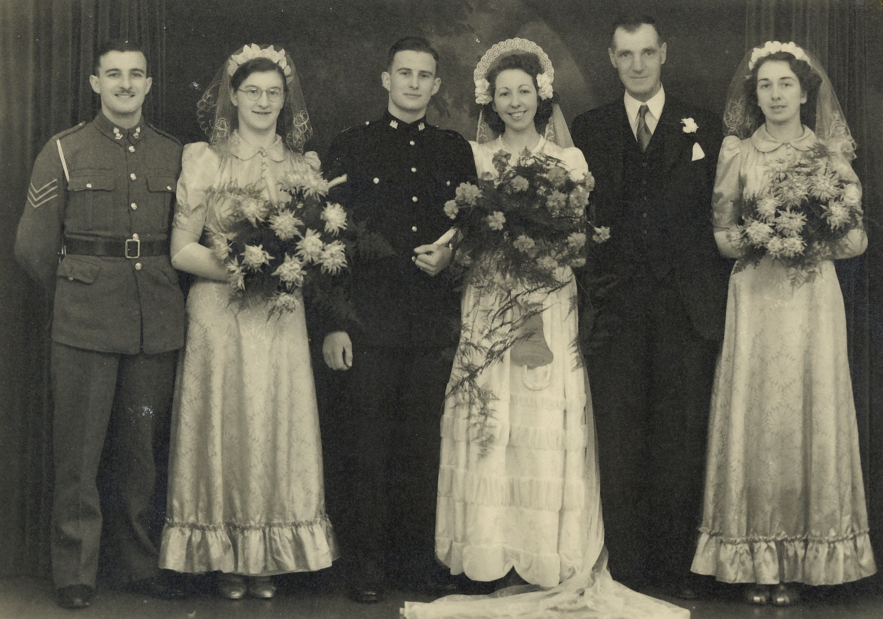 Bob and Rocky's wedding, 1941