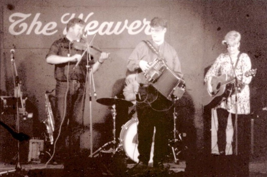 Pete with Dirk Powell and Christine Balfa