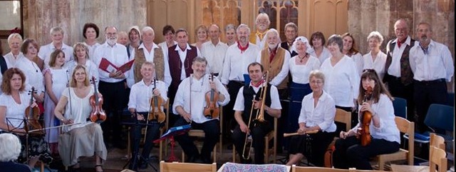 Pete Shaw with the Aslackby Greenwood Quire